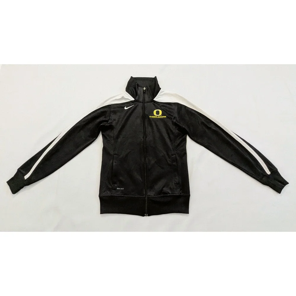 Oregon Ducks Cheerleader Nike Dri-Fit Full Zip Jacket Team Issued Womens Small